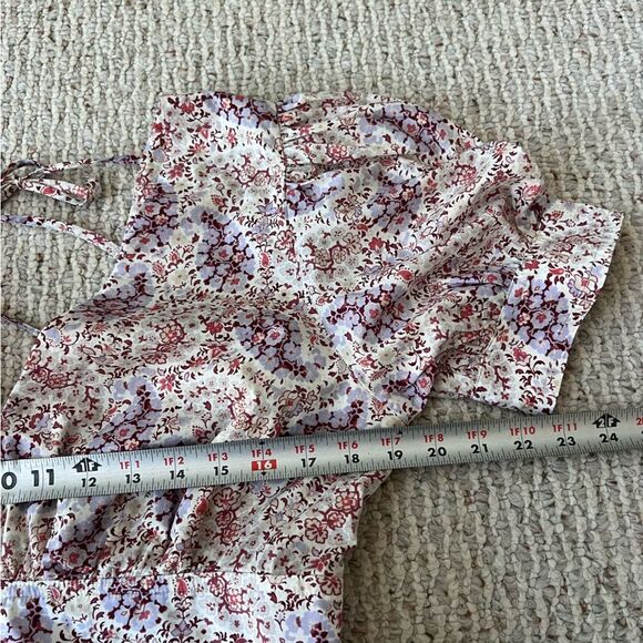 J.CrewPuff-sleeve V-neck top in Ratti paisley garden NWT - Picture 10 of 16